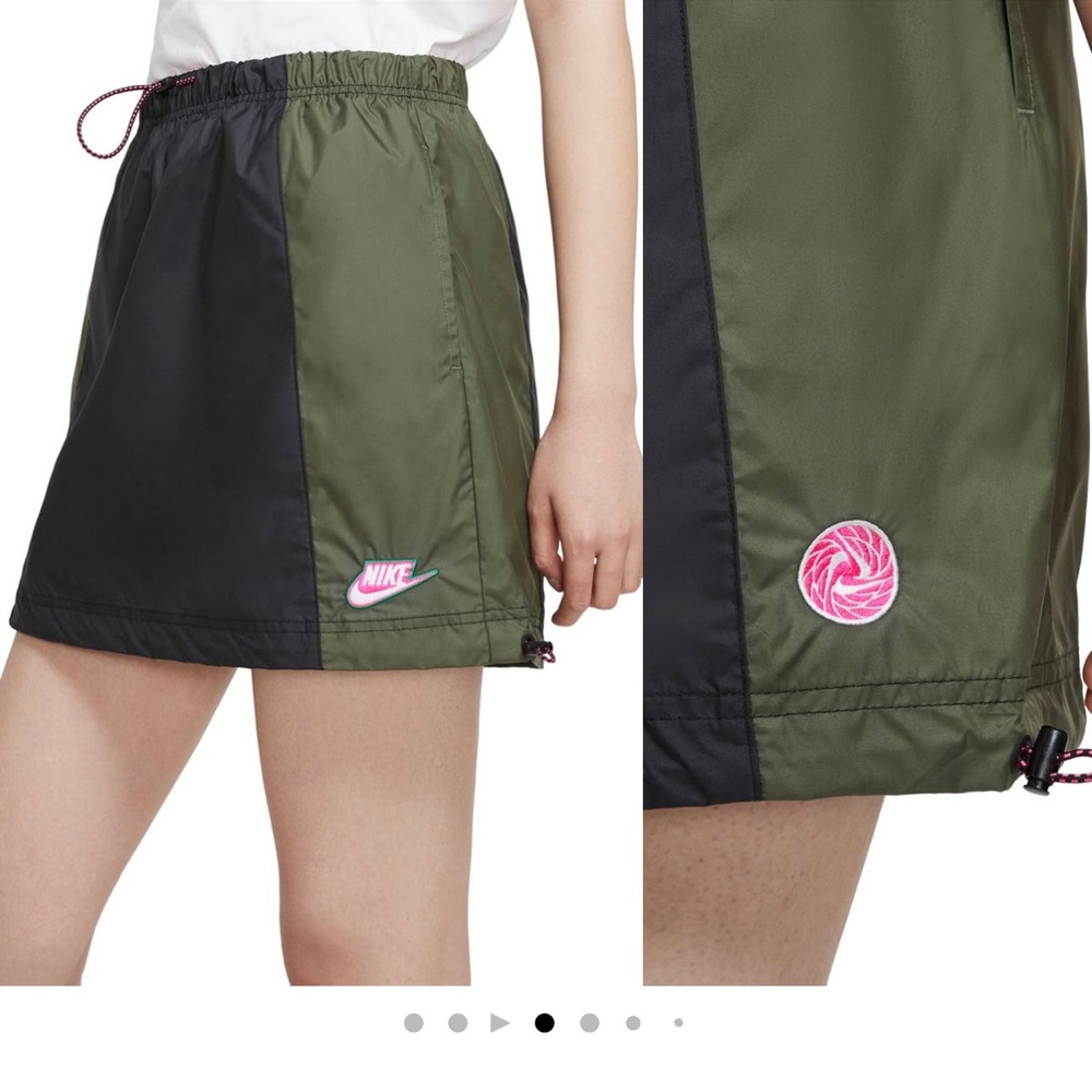 Nike Sportswear Icon Clash Colorblock Drawstring Skirt